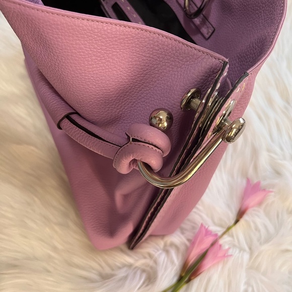 NWOT RARE BCBGMaxAzria🪻Luxurious Lilac Genuine Leather Hobo/Purse/Bag 💜 - Picture 10 of 16